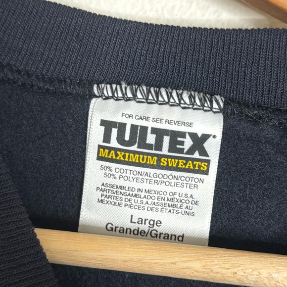 Vintage 1990s Tultex Happy Halloween Sweatshirt Emoji Witch Mummy Pirate large - Picture 5 of 8